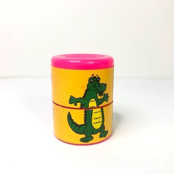 vintage long john silvers 1990 sea viewer pink and yellow with dolphin, lobster - Picture 2 of 7